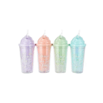 Colored Plastic Cup Good Mood 550ml