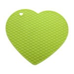 Heart-shaped honeycomb silicone cover