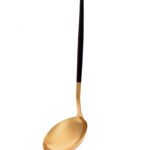 28 cm, Golden serving ladle, colored