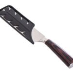 7-inch stainless cleaver with ebony handle