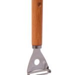 Stainless Peeler with Wooden Handle
