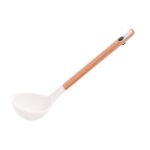 Silicone ladle with wooden handle, deluxe - Image 2