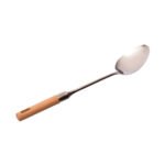 18/10 stainless spoon with wooden handle, 40 cm - Image 2