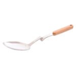 Hanging spoon 18/10 stainless with wooden handle - Image 2
