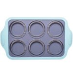 Foldable Silicone Cupcake Mold 6-Cup