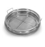 Silver Tray + Strainer Round
