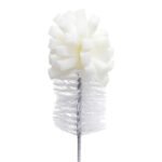 Bottle brush with wooden handle