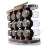 12pcs Spice Set  + Rectangular Stand with Stainless Handle