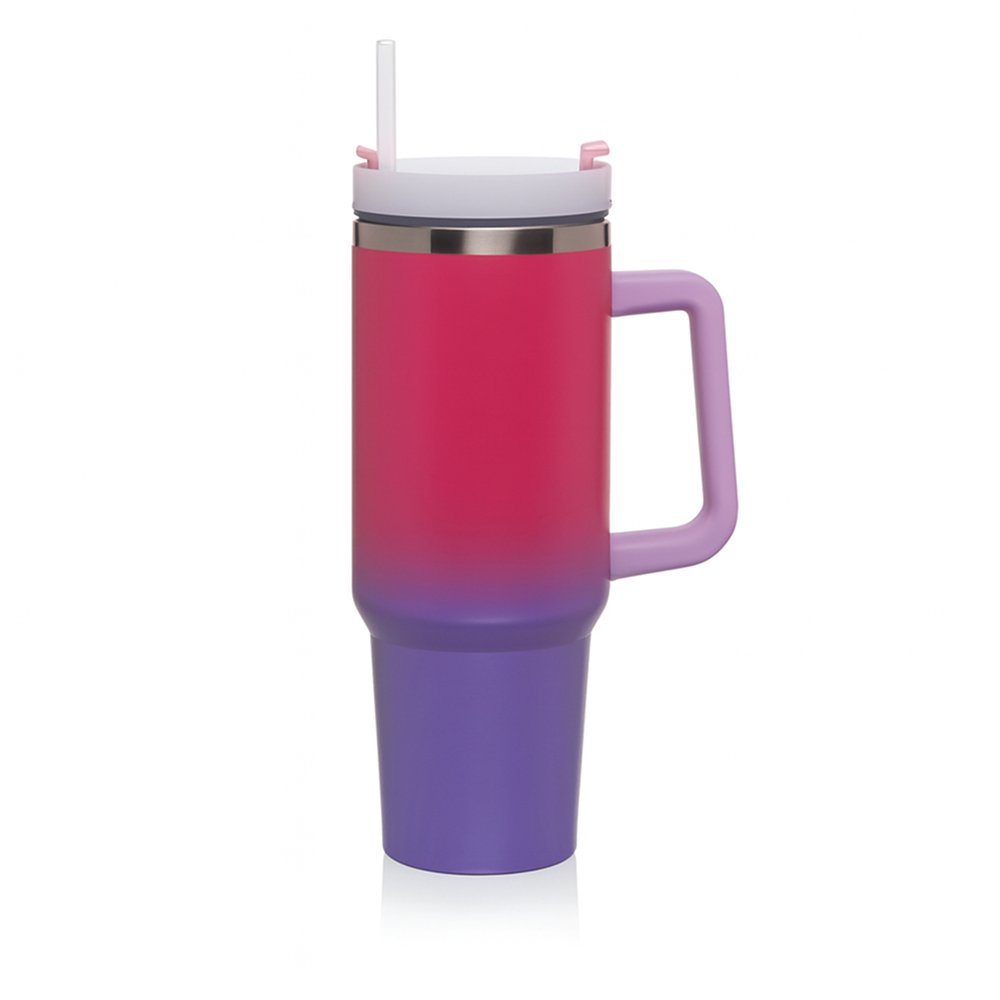 Frame 879 Travel Mug 1200ml Stainless + Straw Color - Image 1
