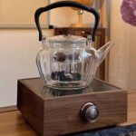 1L, Pyrex Teapot + Internal Measuring Cup