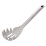 Wide stainless handle silicone pasta spoon - Image 2