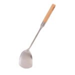 40cm, Stainless Spatula 18/10 with Wooden Handle - Image 3