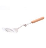 Hanging Handle Spatula Stainless 18/10 with Wooden Handle - Image 3