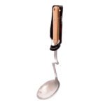 Hanging ladle 18/10 stainless with wooden handle