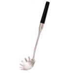 Bakelite handle stainless pasta spoon