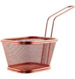 Rose Gold Potato Basket 13x11x8cm