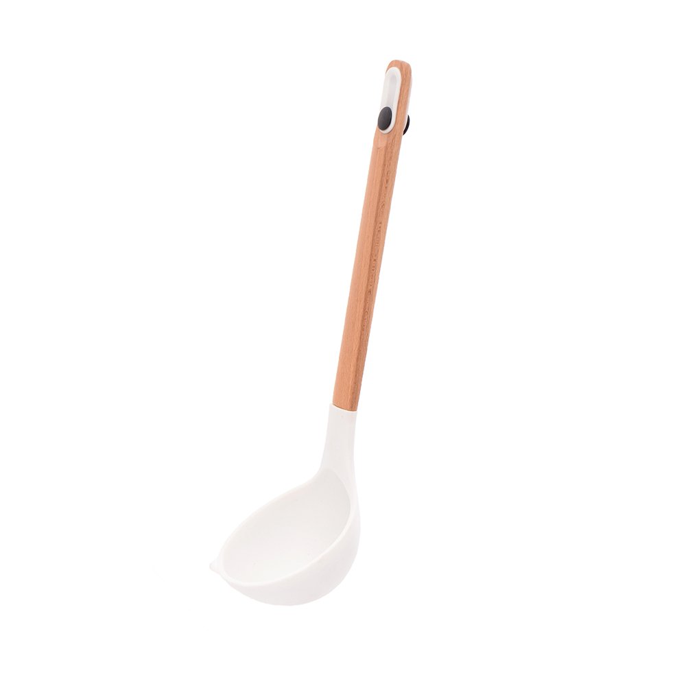 Frame 883 Silicone ladle with wooden handle, deluxe - Image 1