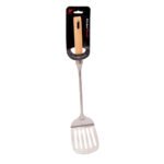 40cm, Open Stainless Spatula 18/10 with Wooden Handle - Image 4