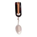 Hanging spoon 18/10 stainless with wooden handle