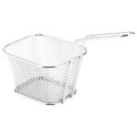 Stainless Frying Basket with Base 30x21x6cm
