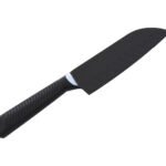 6-inch stainless knife with black handle