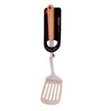 Hanging Handle Spatula Stainless 18/10 with Wooden Handle