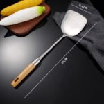 40cm, Stainless Spatula 18/10 with Wooden Handle - Image 5