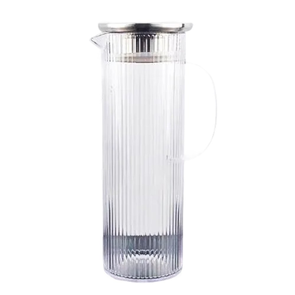 Frame 887 1300ml, Ribbed Jug Transparent - Image 1