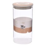 Glass Spice Jar with Wooden*Silicone Lid - Image 2